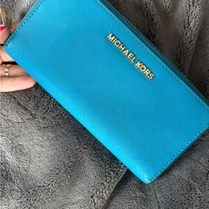 Michael Kors Vibrant Blue Wallet